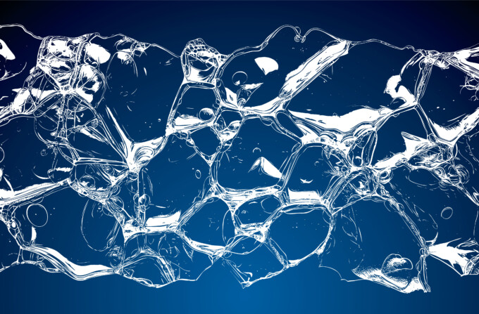 Structuring of water